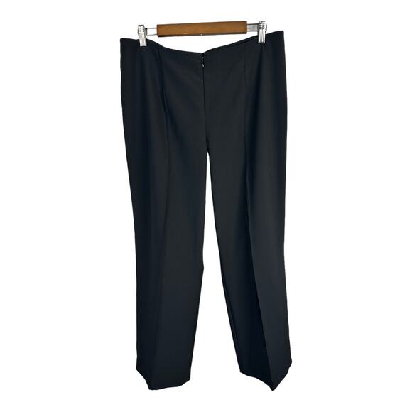 Peace of Cloth Womens Size 14 Panticular Black Zipper Front Career Dress Pants